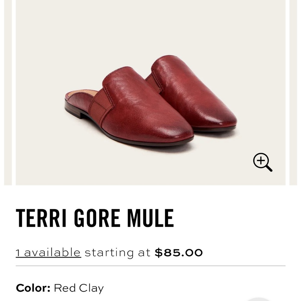 Size 8 Frye Mules